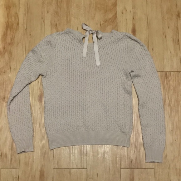 Forever 21 Bow Back Neutral Pullover Knit Sweater - Picture 3 of 4